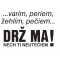 Varím, periem, žehlím, pečiem, Drž ma nech Ti neutečiem